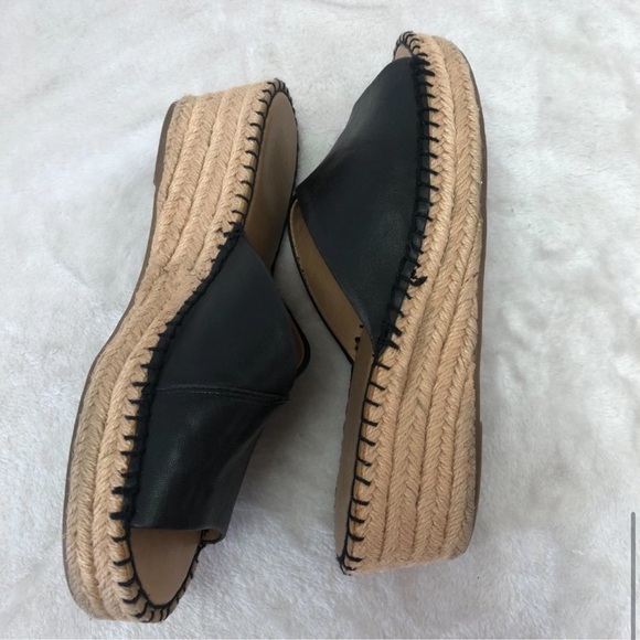 EUC Franco Sarto espadrille sandals black size 9 - Picture 10 of 10